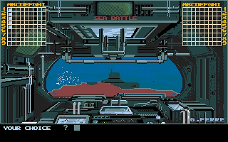 Bataille Navale atari screenshot